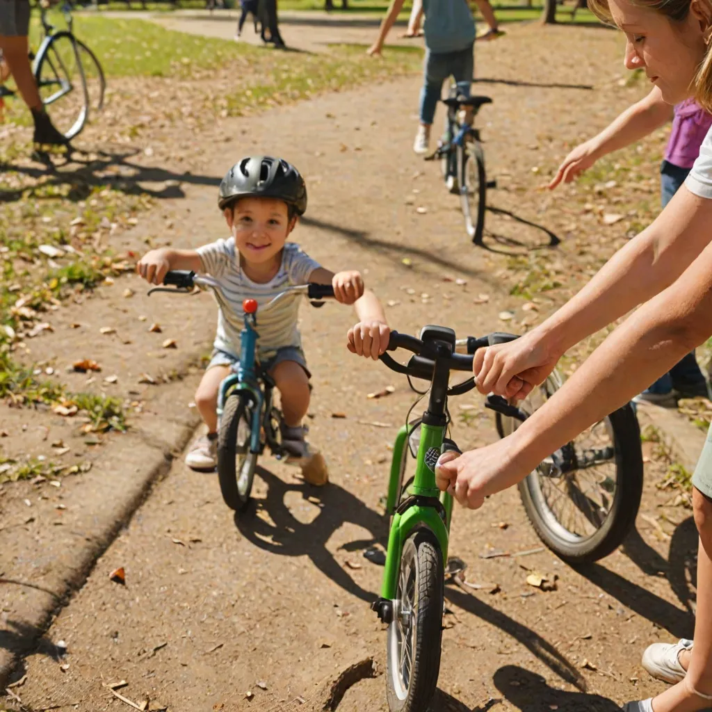 Jak nauczyć dziecko jeździć na rowerze?