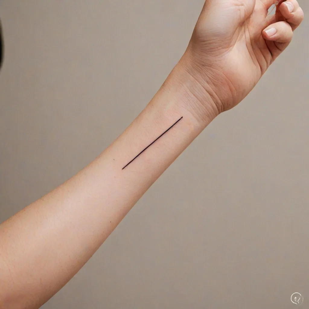 Tatuaż z jednej kreski: Minimalistyczne podejście do sztuki ciała
